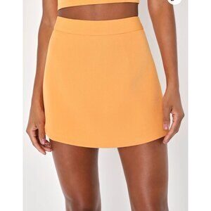 Lulus Divinely Sunny Sleeveless Skort with Shorts Built In Sz Medium Womens Oran